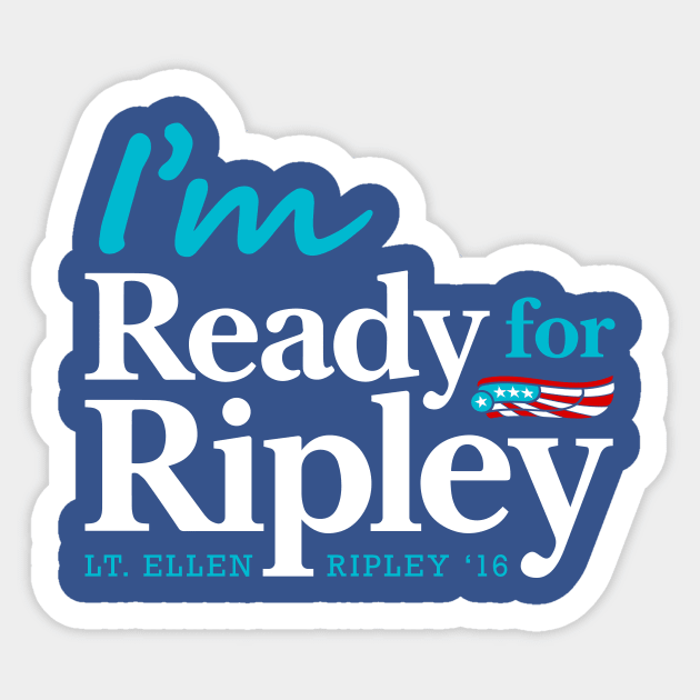 Ready for Ripley for Royal Blue Sticker by Ekliptik